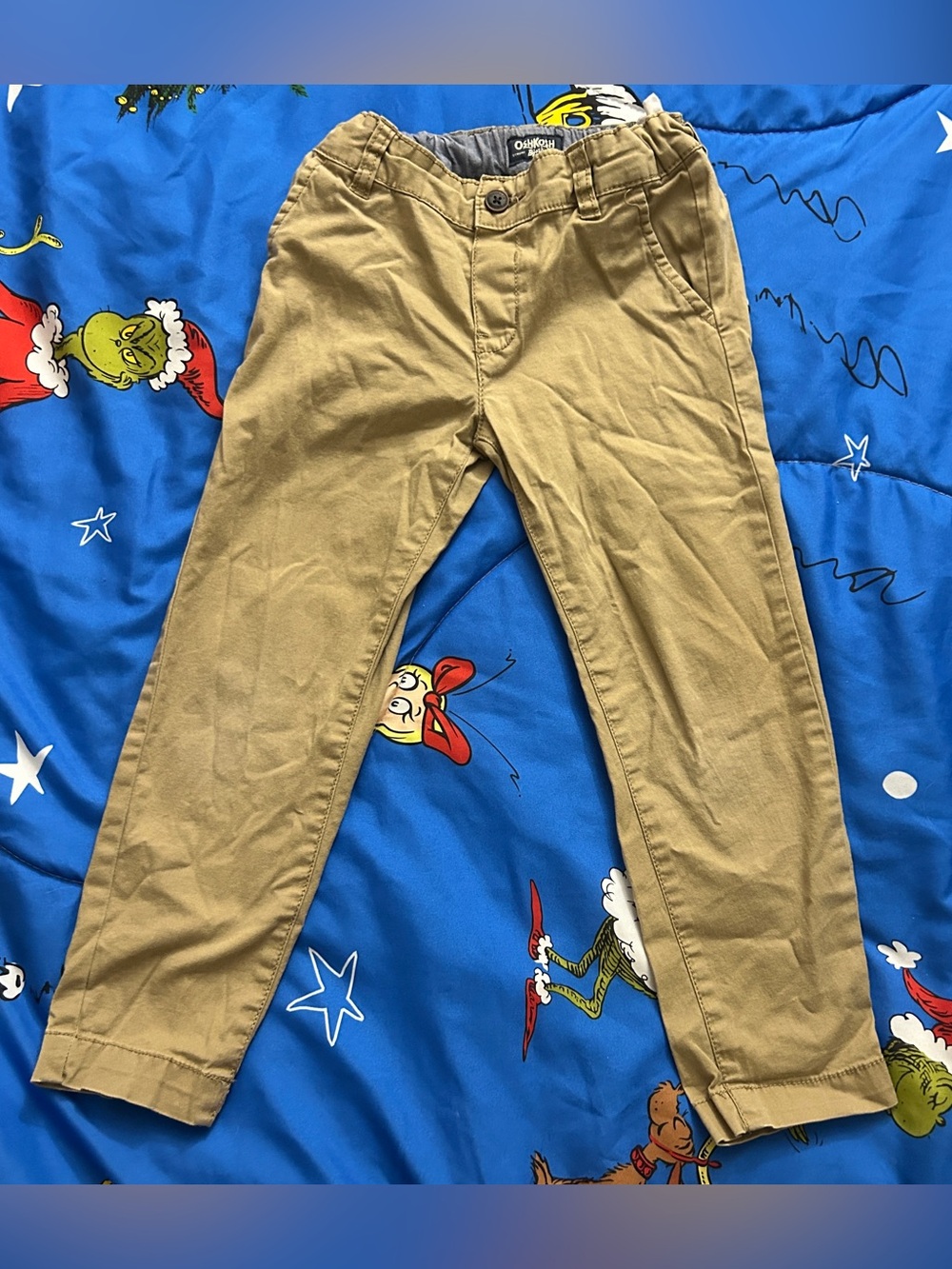 OshKosh B'gosh Boys' Tan Khaki Casual Pants